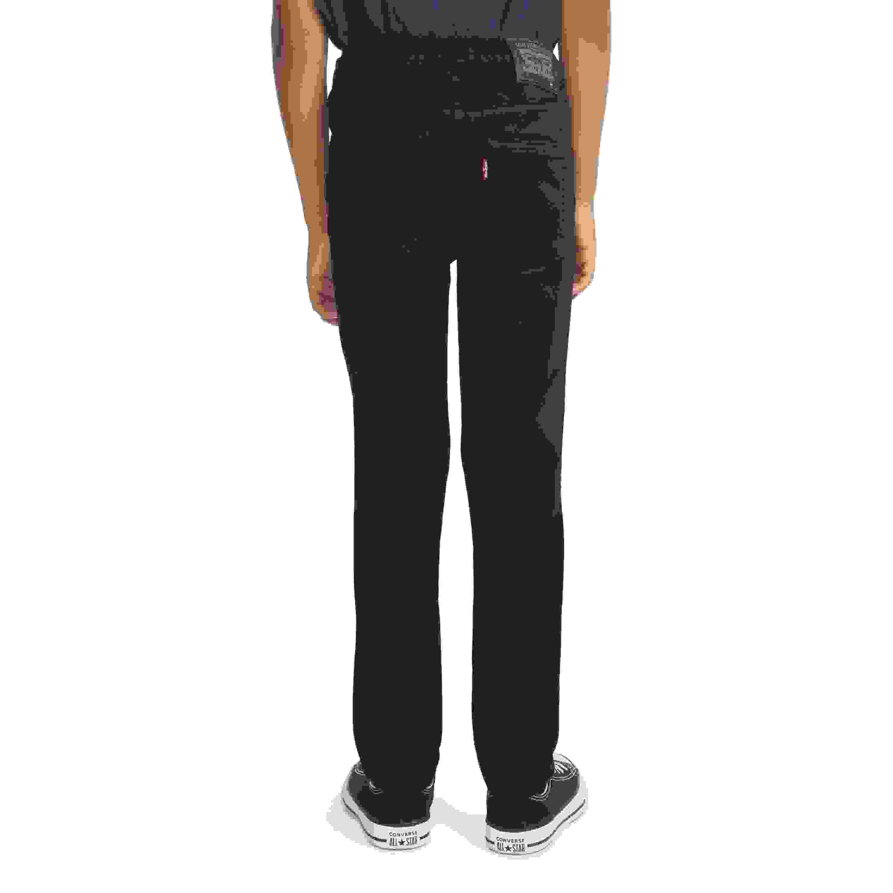 Levi's Skinny Fit Little Boys' Black Wash Pull On Jeans